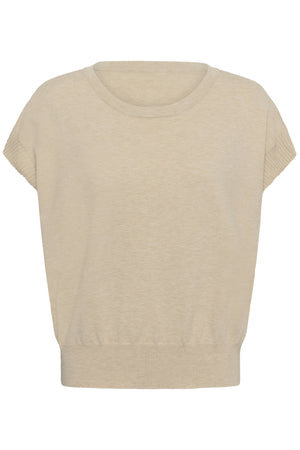 CRDela Knit Slipover Oat melange - 100232 - 10615601