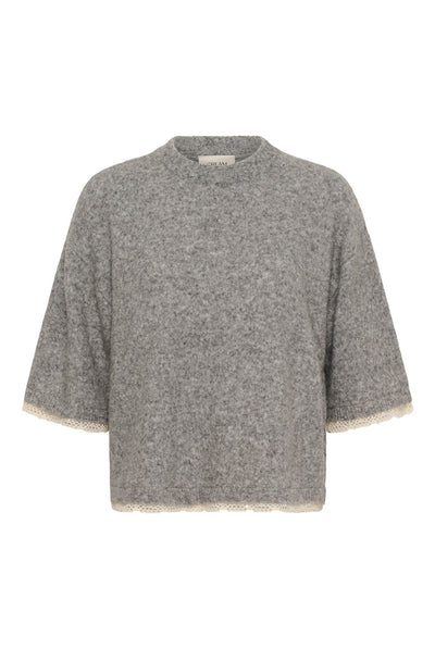 CRKibana Knit Pullover Grey Melange - 100391 - 10615619 Thumbnail