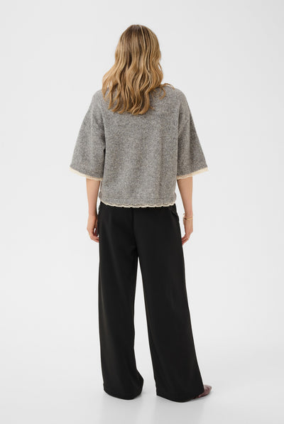 CRKibana Knit Pullover Grey Melange - 100391 - 10615619 Thumbnail