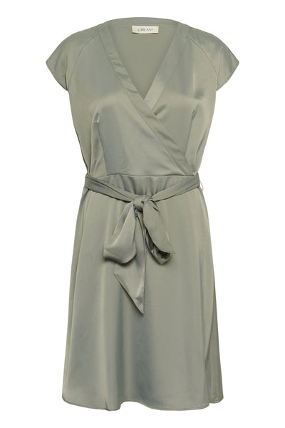 CRNorie Short Dress Deep Lichen Green - 180312 - 10615623 Thumbnail