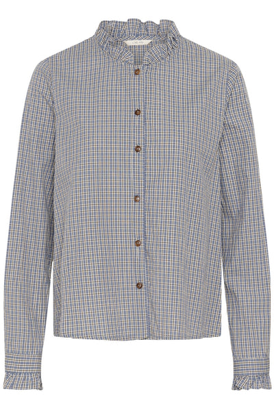 CRSyliah check blouse Blue check - 1000154 - 10615645 Thumbnail
