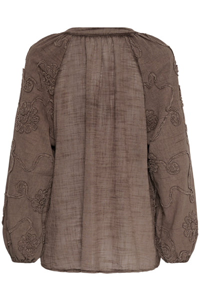 CRGemmi Blouse Chocolate Chip - 190809 - 10615670 Thumbnail