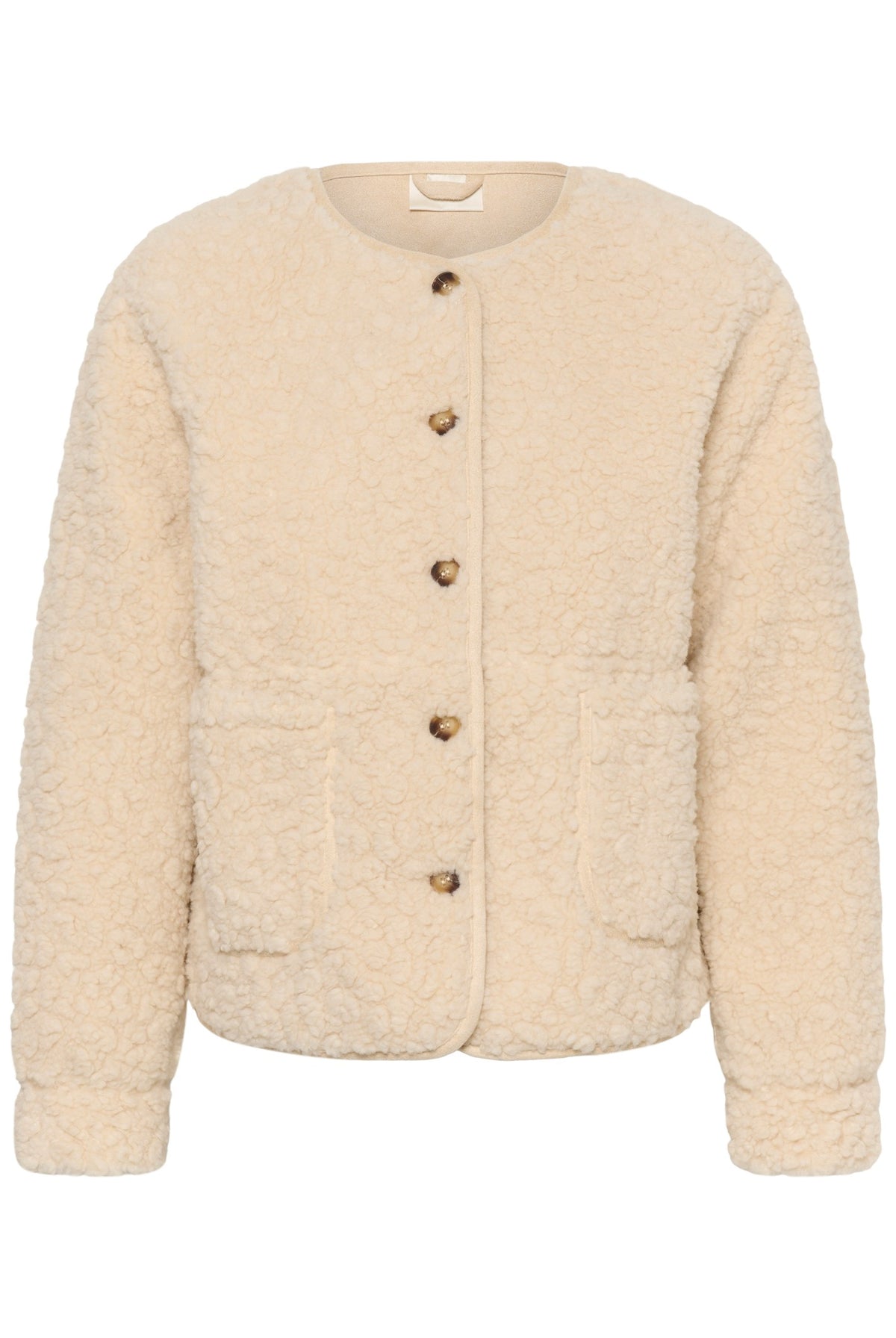 CRRana Teddy Jacket Oatmeal - 130401 - 10615703