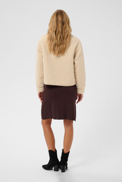 CRRana Teddy Jacket Oatmeal - 130401 - 10615703 Thumbnail