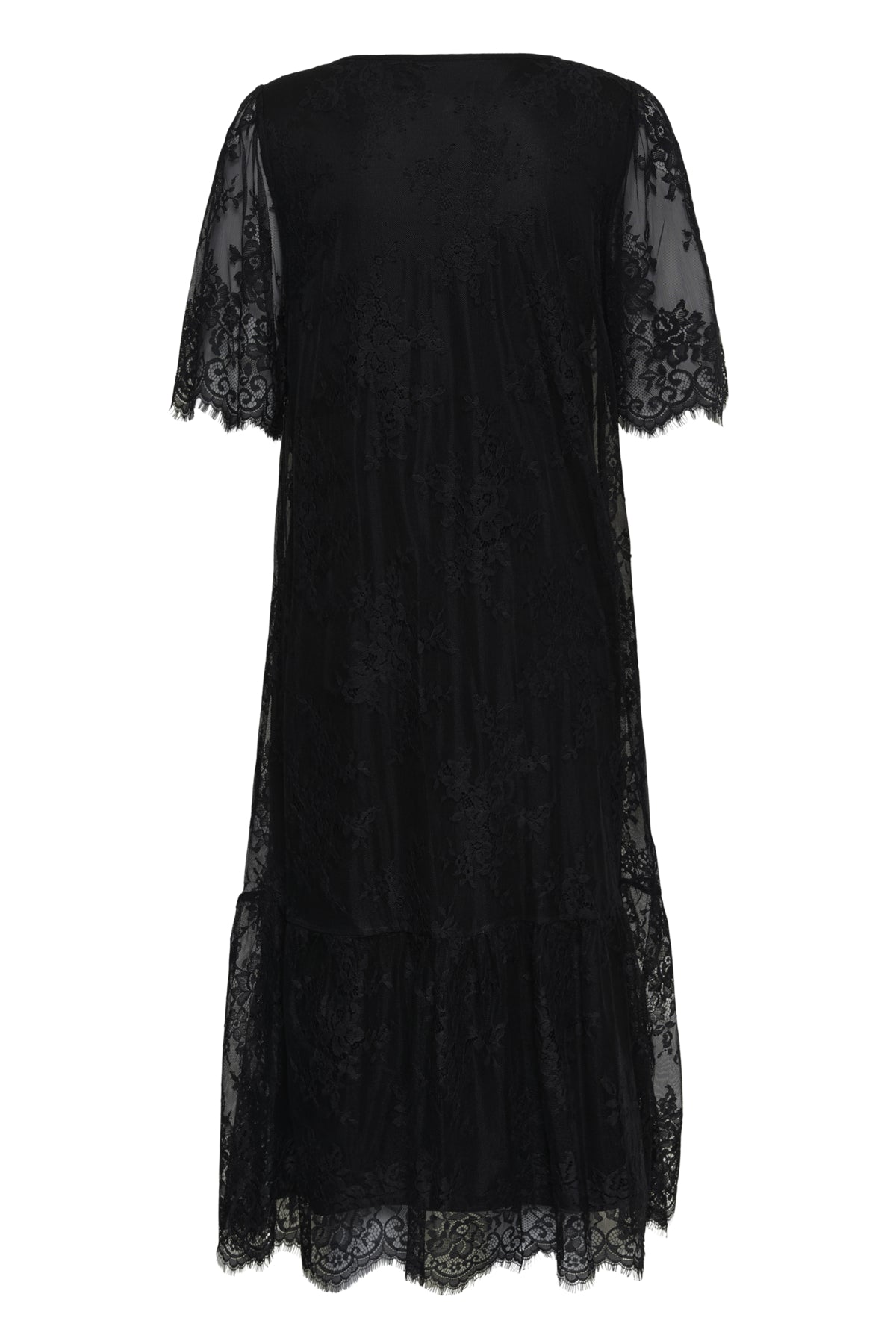 CRMira Short Sleeve Midi Dress Pitch Black - 100120 - 10615723
