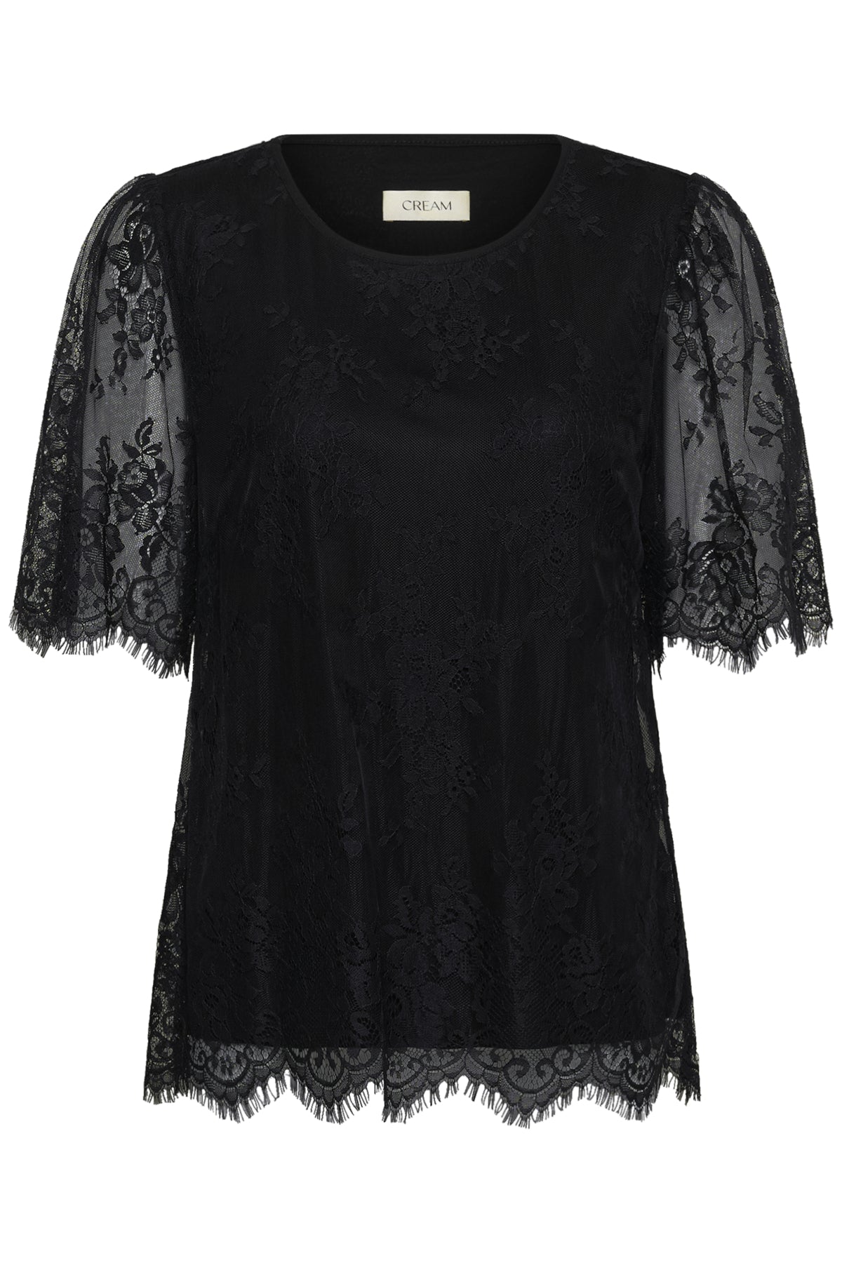 CRMira Short Sleeve Blouse Pitch Black - 100120 - 10615725