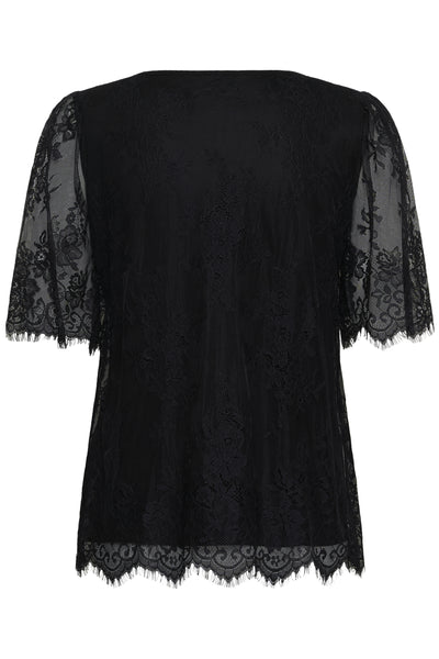 CRMira Short Sleeve Blouse Pitch Black - 100120 - 10615725 Thumbnail