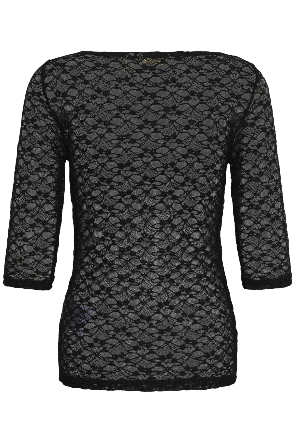 CROrina Fitted Lace T-Shirt Pitch Black - 100120 - 10615734