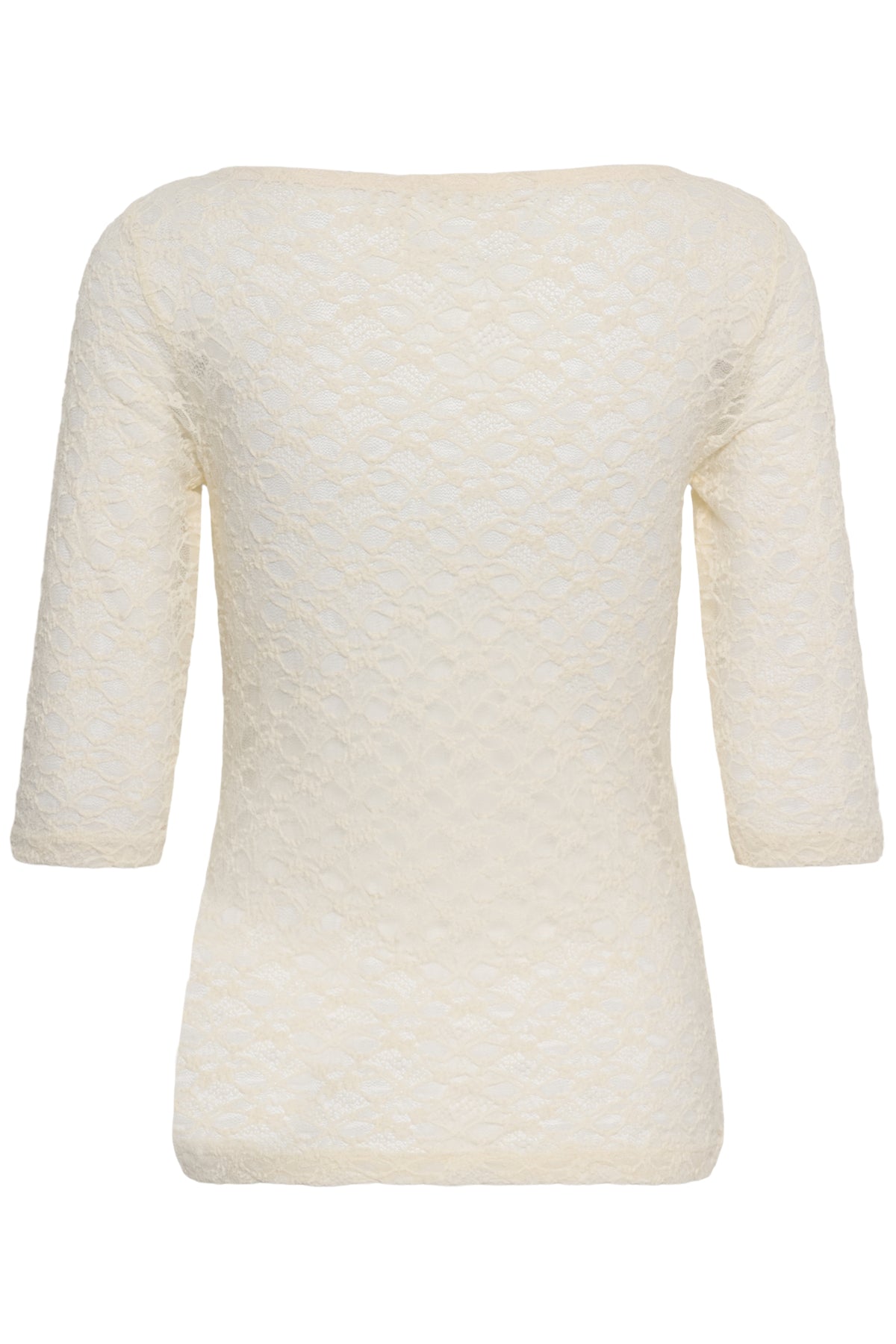 CROrina Fitted Lace T-Shirt Eggnog - 120601 - 10615734