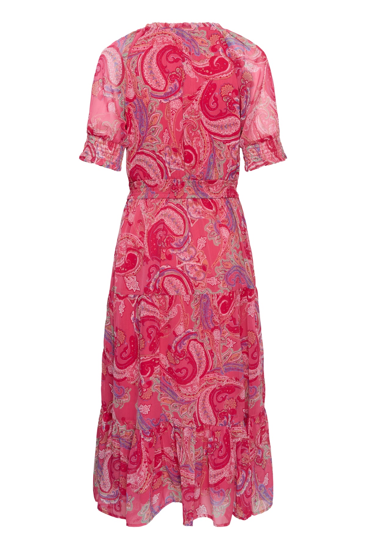 CRYuna Lucy Short Sleeve Dress pink paisley - 105417 - 10615783