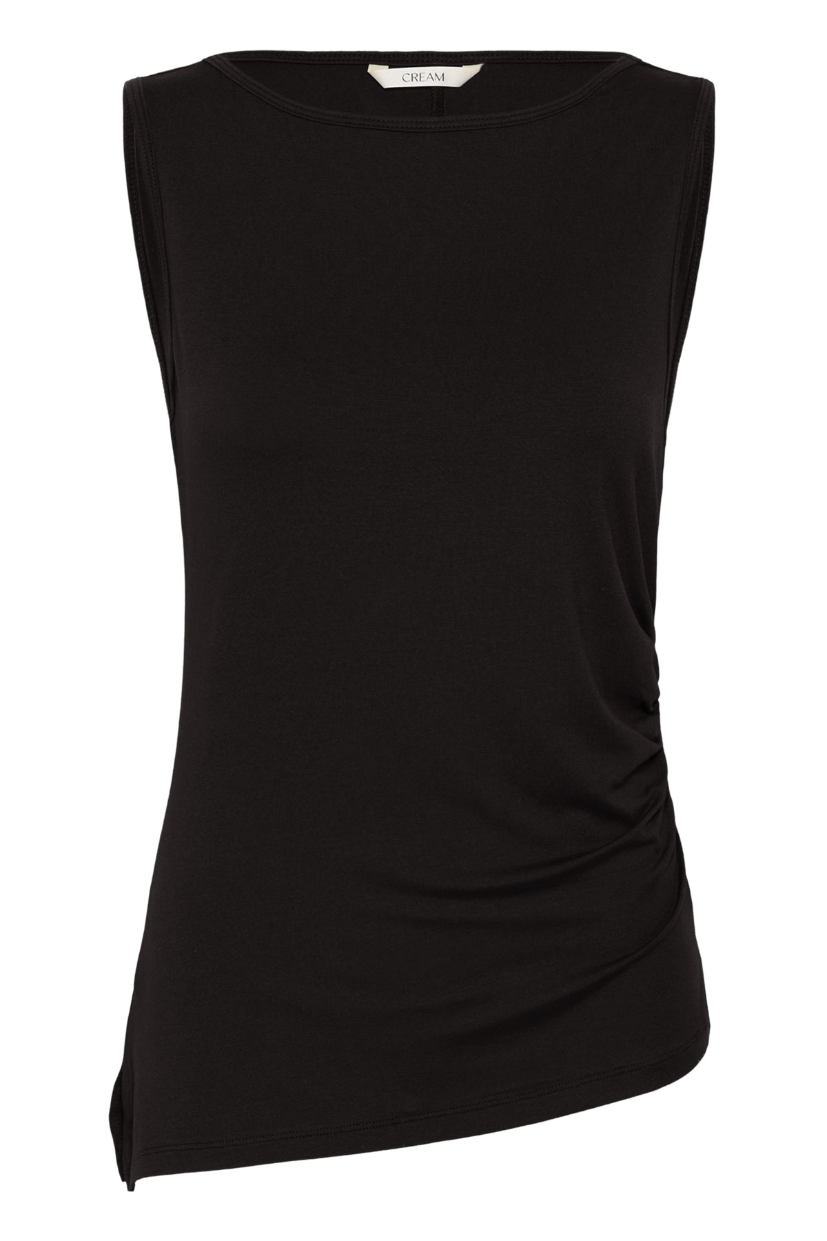 CRArmina Sleeveless Boatneck T Pitch Black - 100120 - 10615789