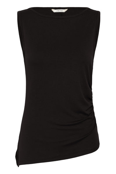 CRArmina Sleeveless Boatneck T Pitch Black - 100120 - 10615789 Thumbnail