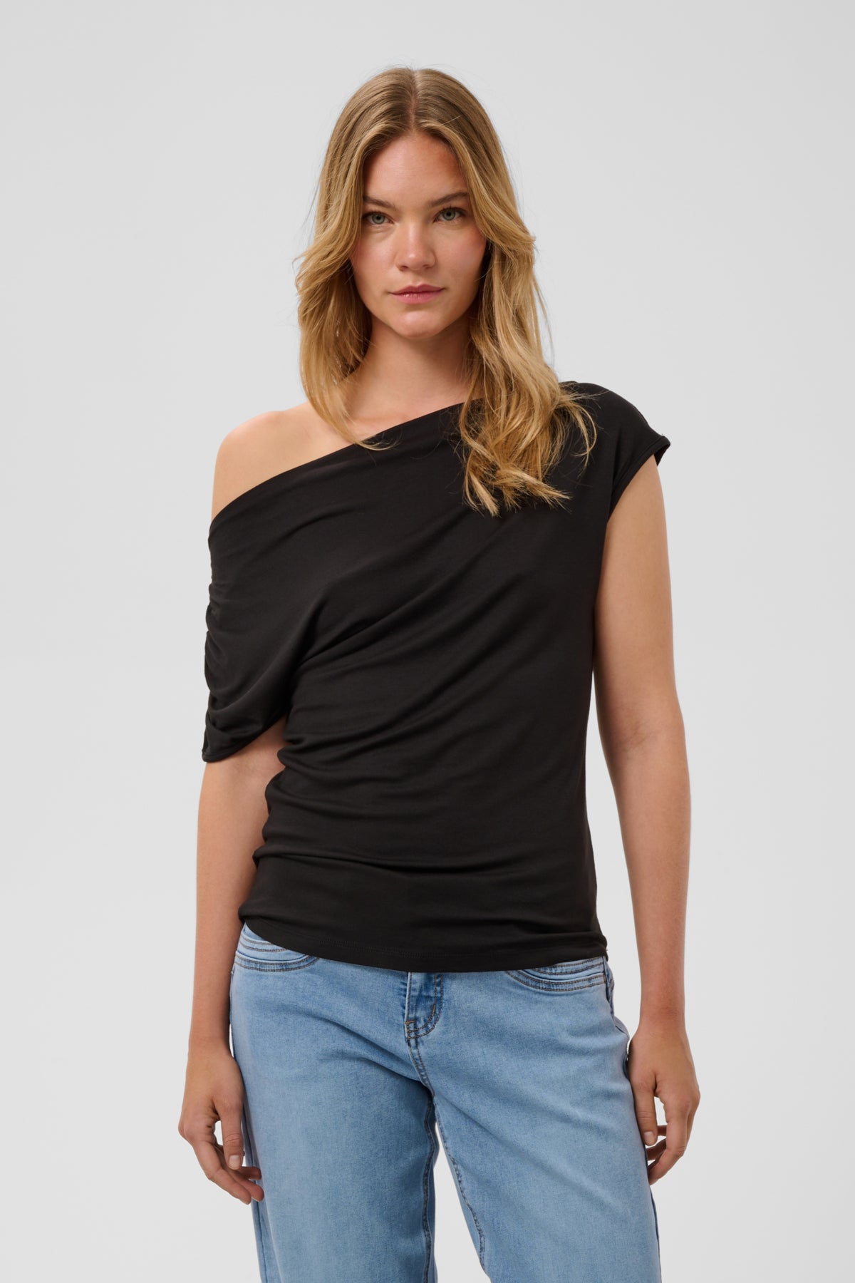 CRSonya Draped T-Shirt Pitch Black - 100120 - 10615791