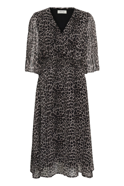 CRYuna Wrap Dress Natrual Animal Spots - 107306 - 10615802 Thumbnail