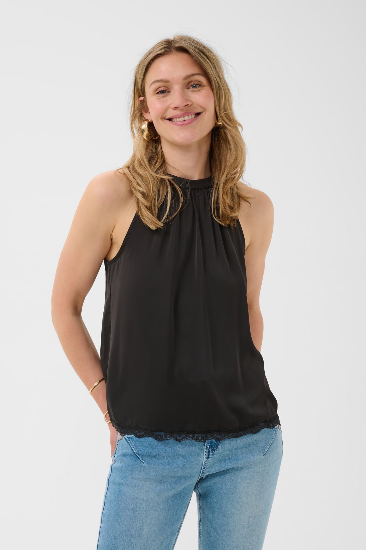 CRAlmina Halter Top Pitch Black - 100120 - 10615854