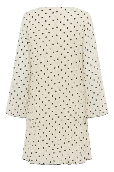 CRLonna Dress White w. Black Dot - 1000746 - 10616012 Thumbnail