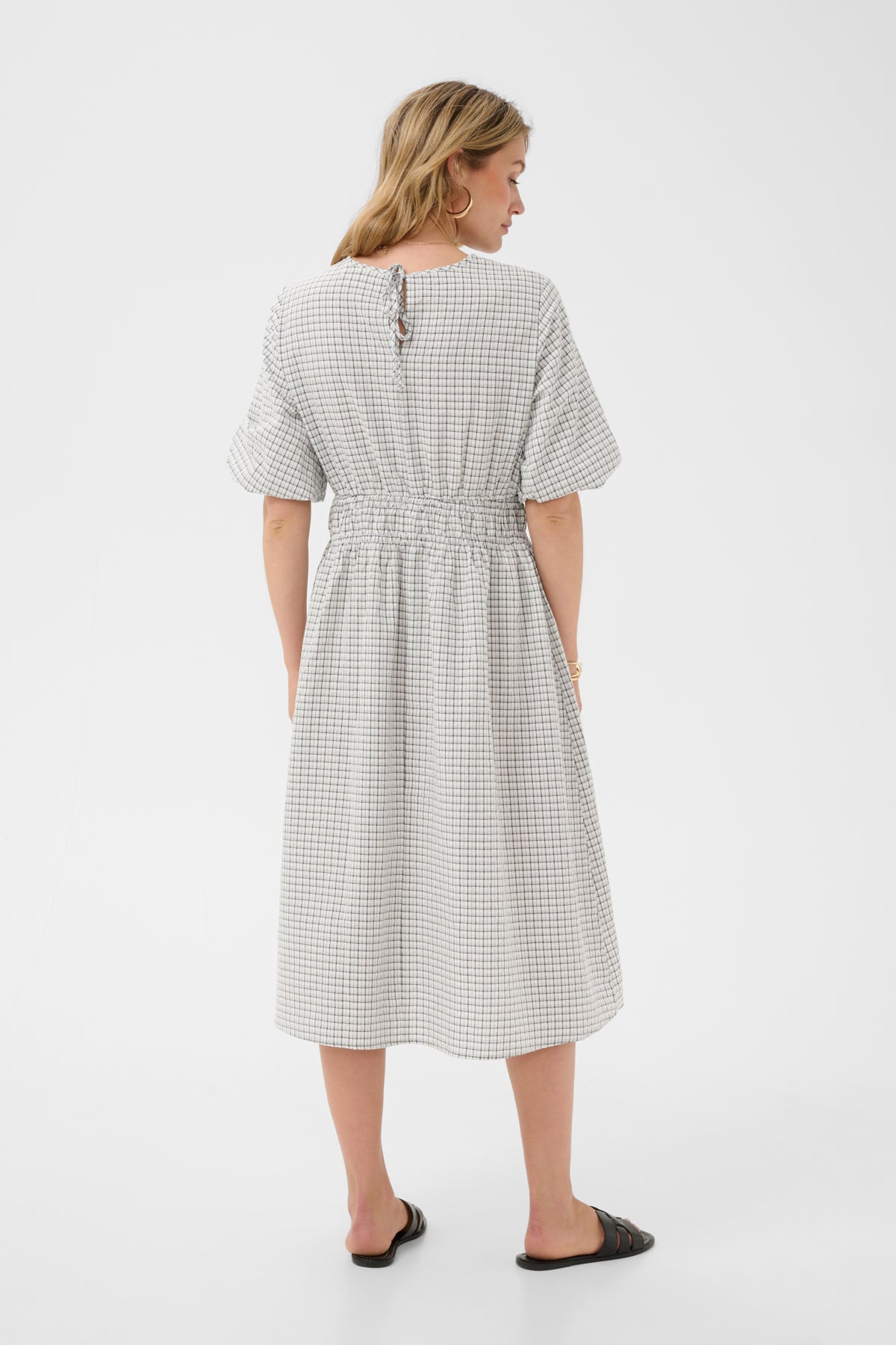 CRRinnie Dress White Black Check - 1000747 - 10616013