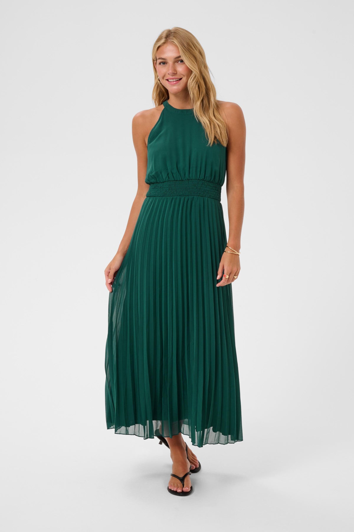 CRAluna Halter Neck Dress Posy Green - 185616 - 10616015