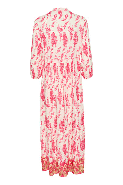 CRAlora Long Dress Pink flower - 10650723 Thumbnail