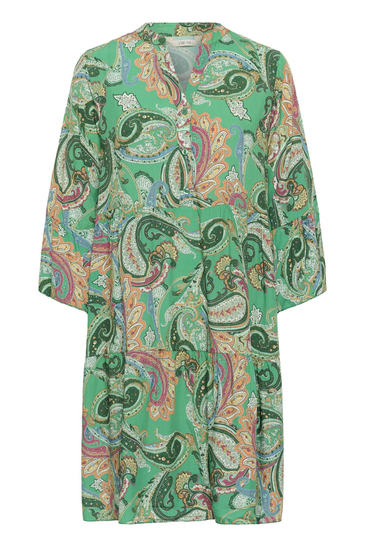 CRGina Dress Green Paisley - 10650816