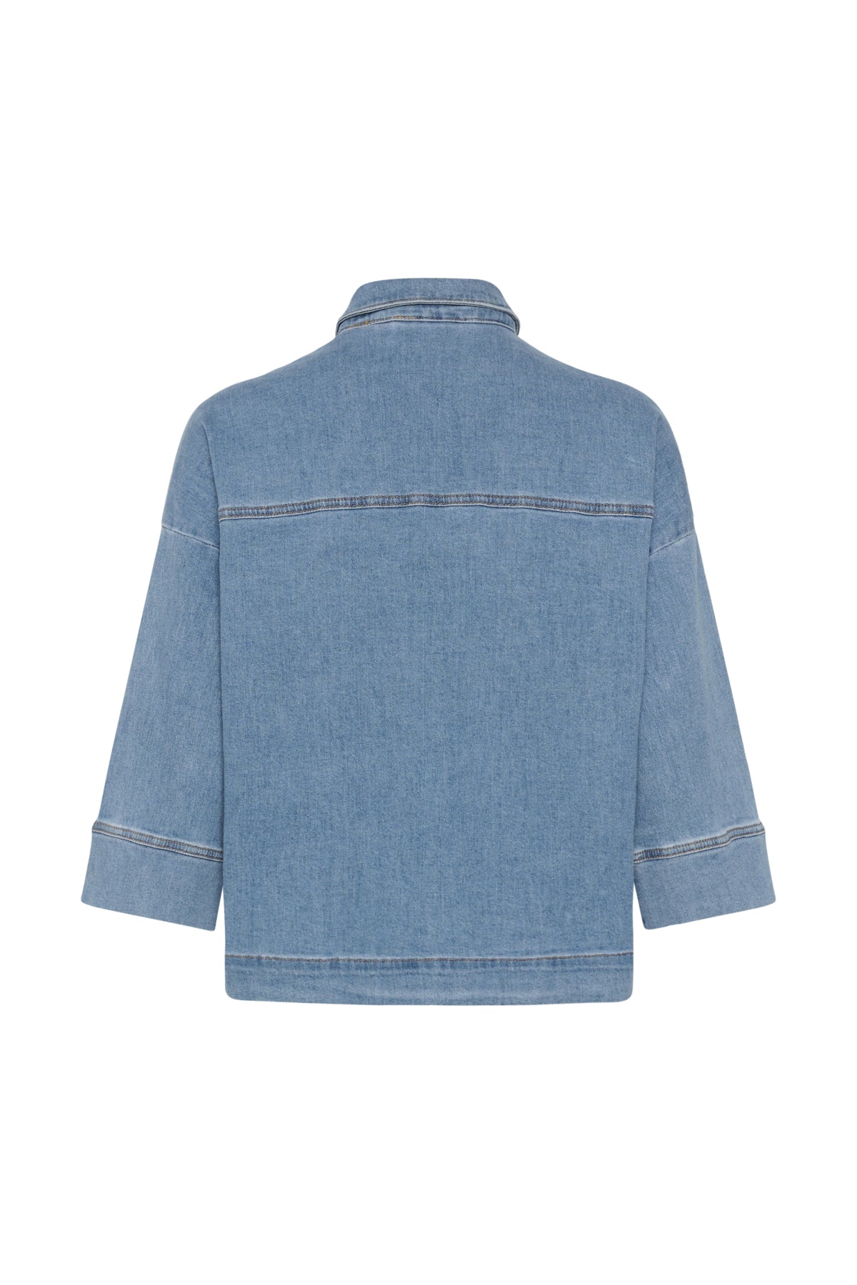 LaraMW Short shirt 115 Medium Blue Wash - 10703988