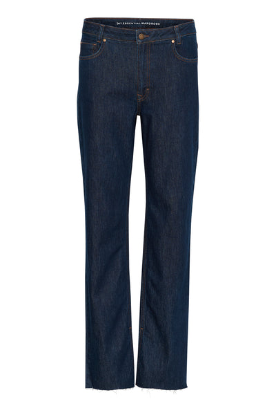 DaisyMW 139 High Straight Slit Dark Blue Un-Wash - 10704233 Thumbnail