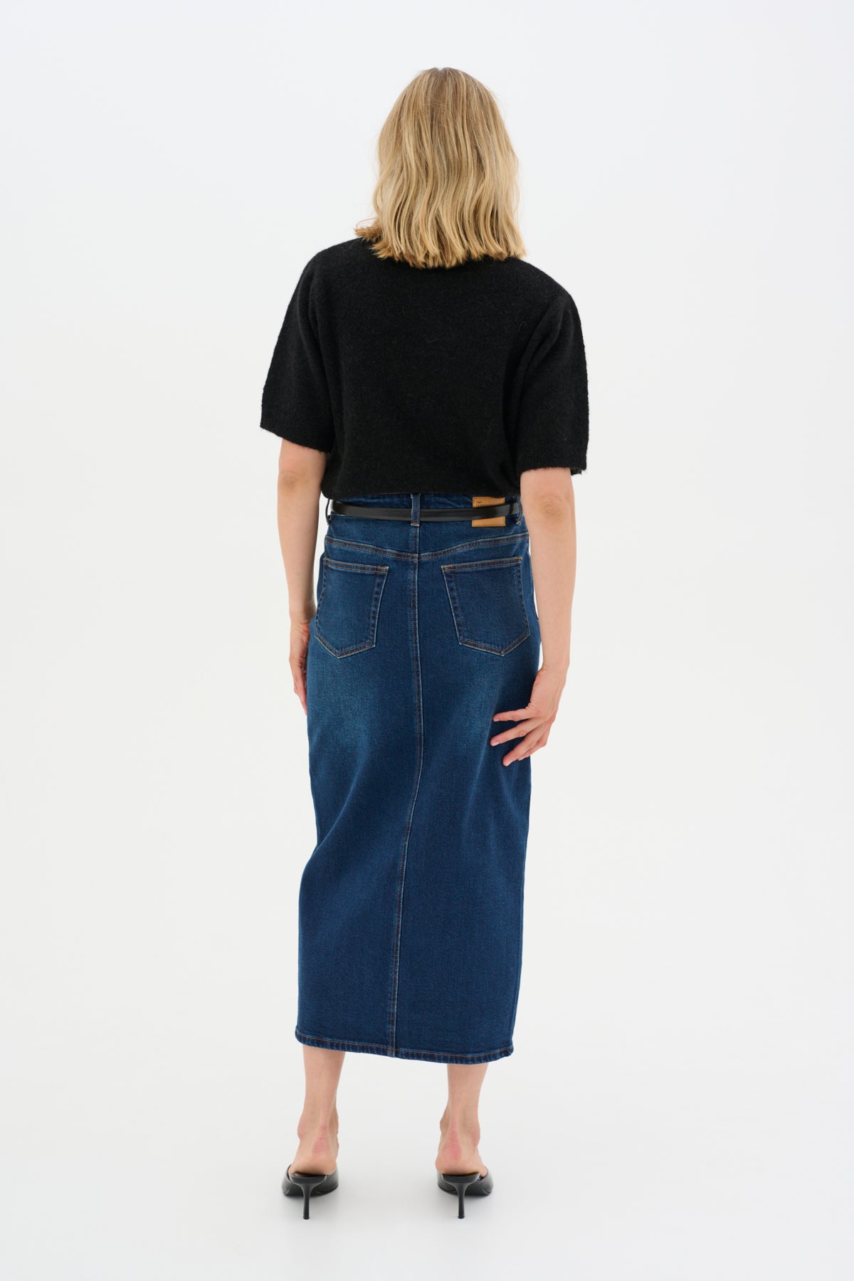 DangoMW 144 Long Skirt Dark blue Wash - 10704621
