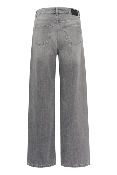 TusaMW 139 High Wide Y Light Grey Wash - 10704626 Thumbnail