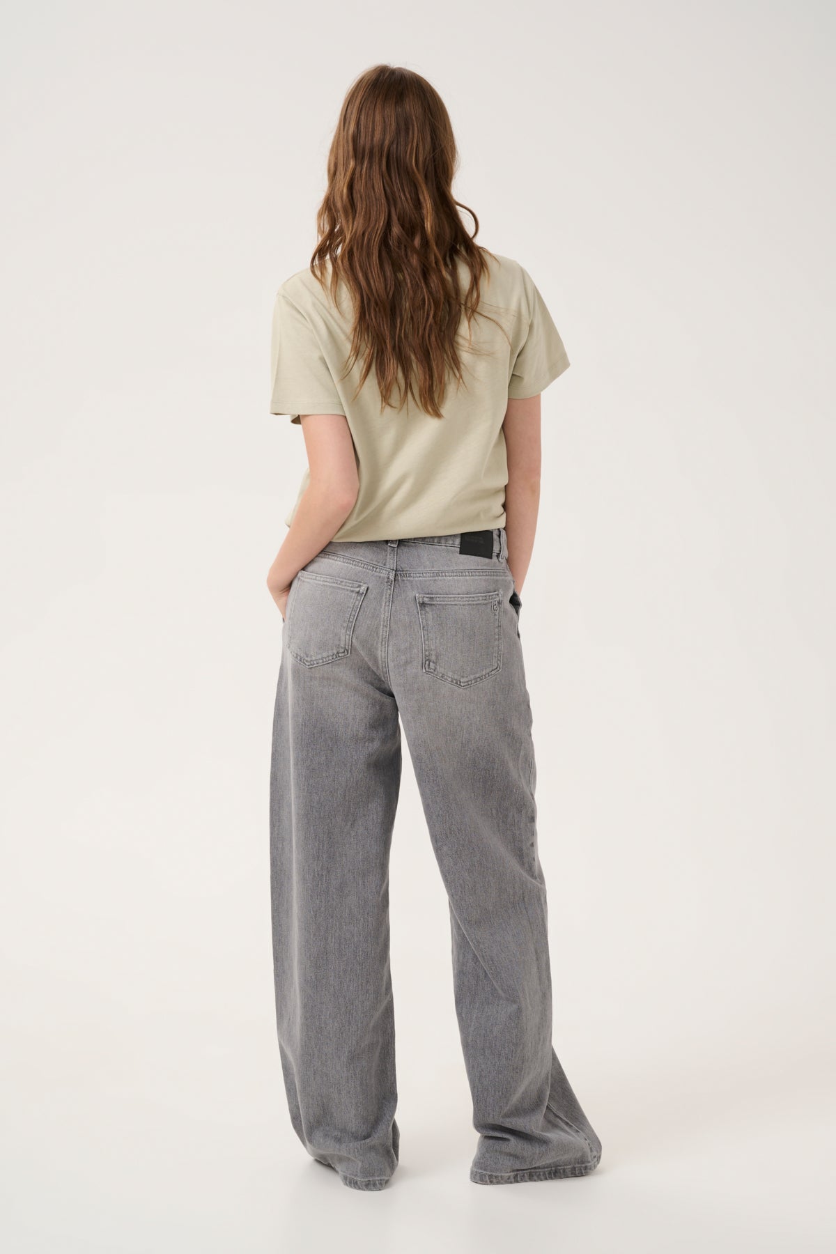 TusaMW 139 High Wide Y Light Grey Wash - 10704626