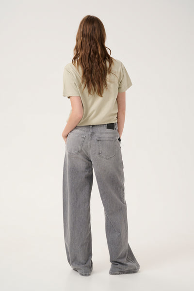 TusaMW 139 High Wide Y Light Grey Wash - 10704626 Thumbnail