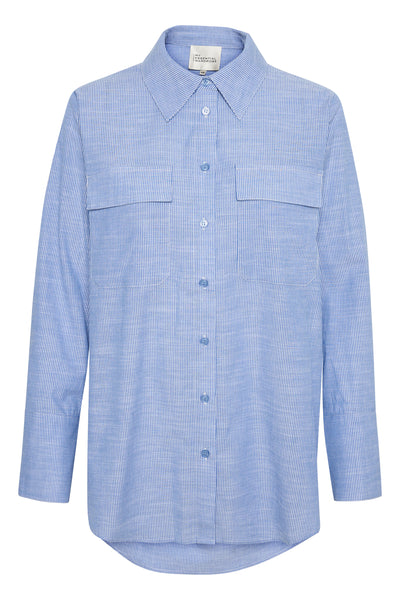 SkyeMW Shirt Delft Blue Striped - 10704690 Thumbnail