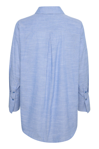 SkyeMW Shirt Delft Blue Striped - 10704690 Thumbnail