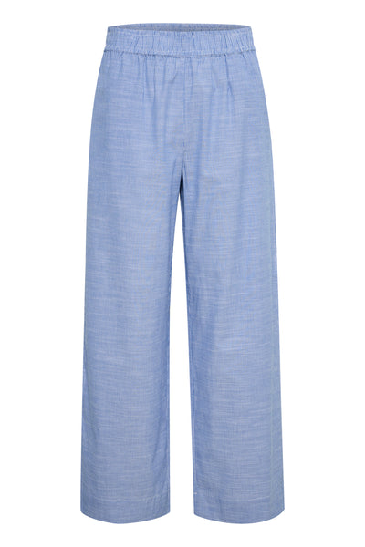 SkyeMW Wide Pant Delft Blue Striped - 10704723 Thumbnail