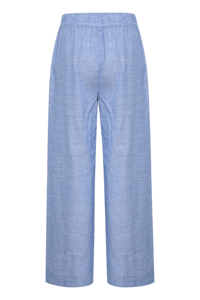 SkyeMW Wide Pant Delft Blue Striped - 10704723 Thumbnail