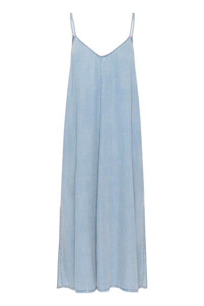 NellyMW Strap Dress Light Blue Wash - 10704742 Thumbnail
