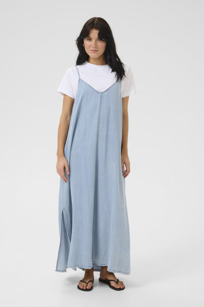 NellyMW Strap Dress Light Blue Wash - 10704742 Thumbnail