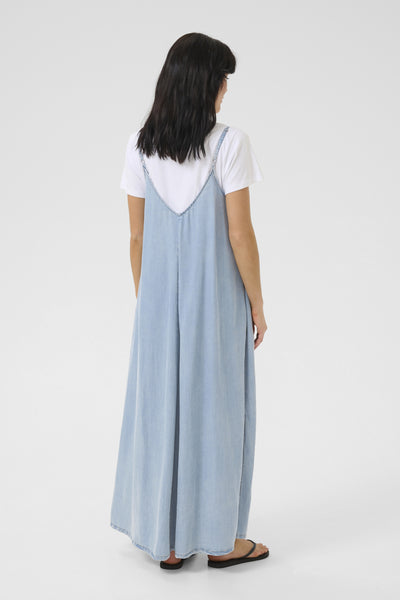 NellyMW Strap Dress Light Blue Wash - 10704742 Thumbnail