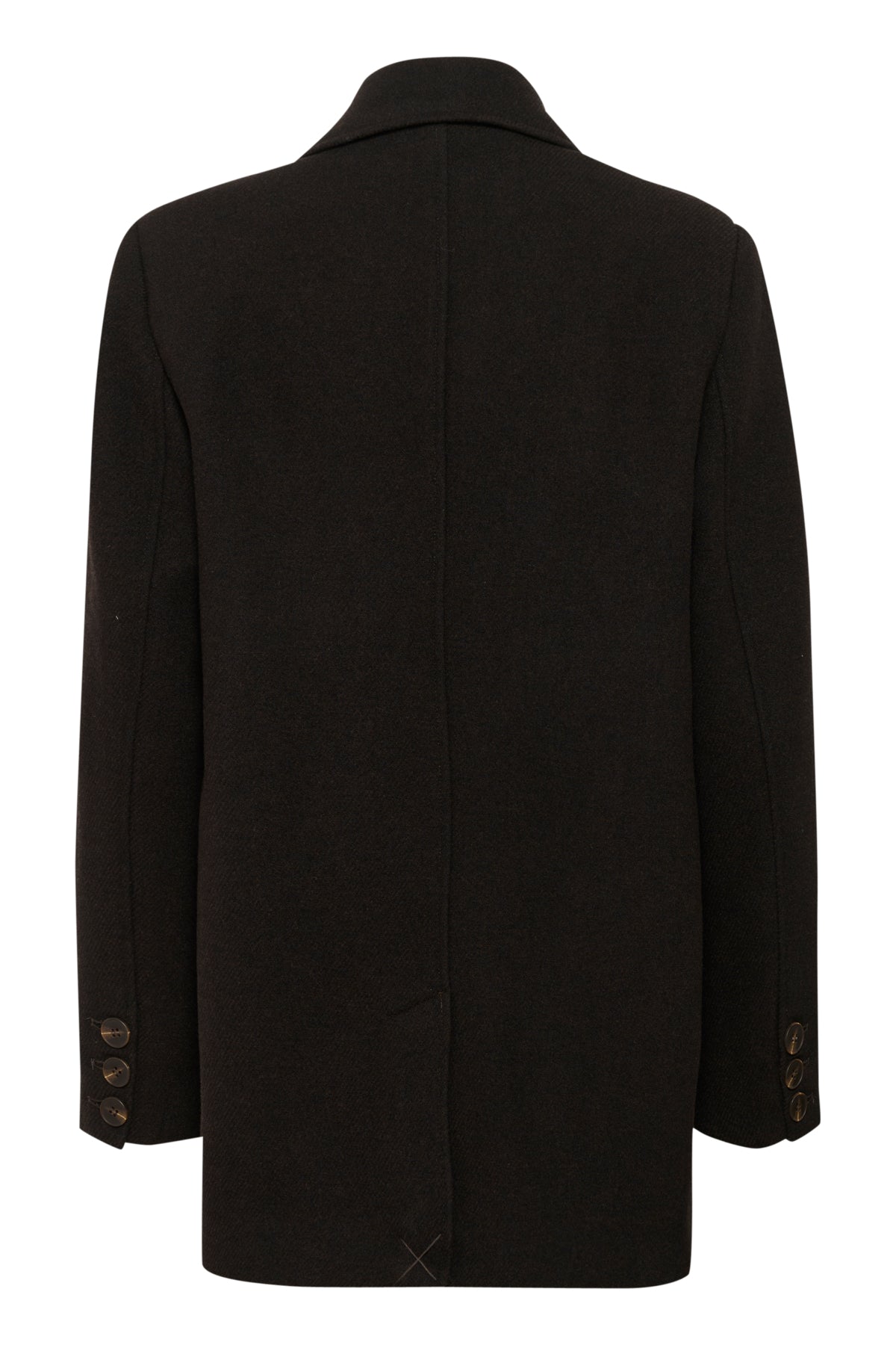 FrannieMW Short Coat Espresso Melange - 10704761