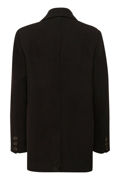FrannieMW Short Coat Espresso Melange - 10704761 Thumbnail