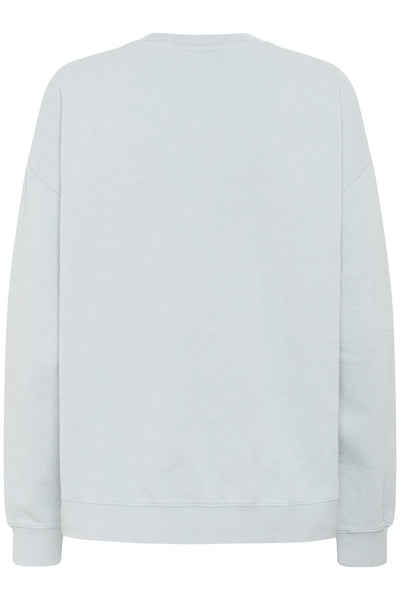 DiegoMW Logo Emb. Sweat PearlBlue Random Wash - 10704891 Thumbnail