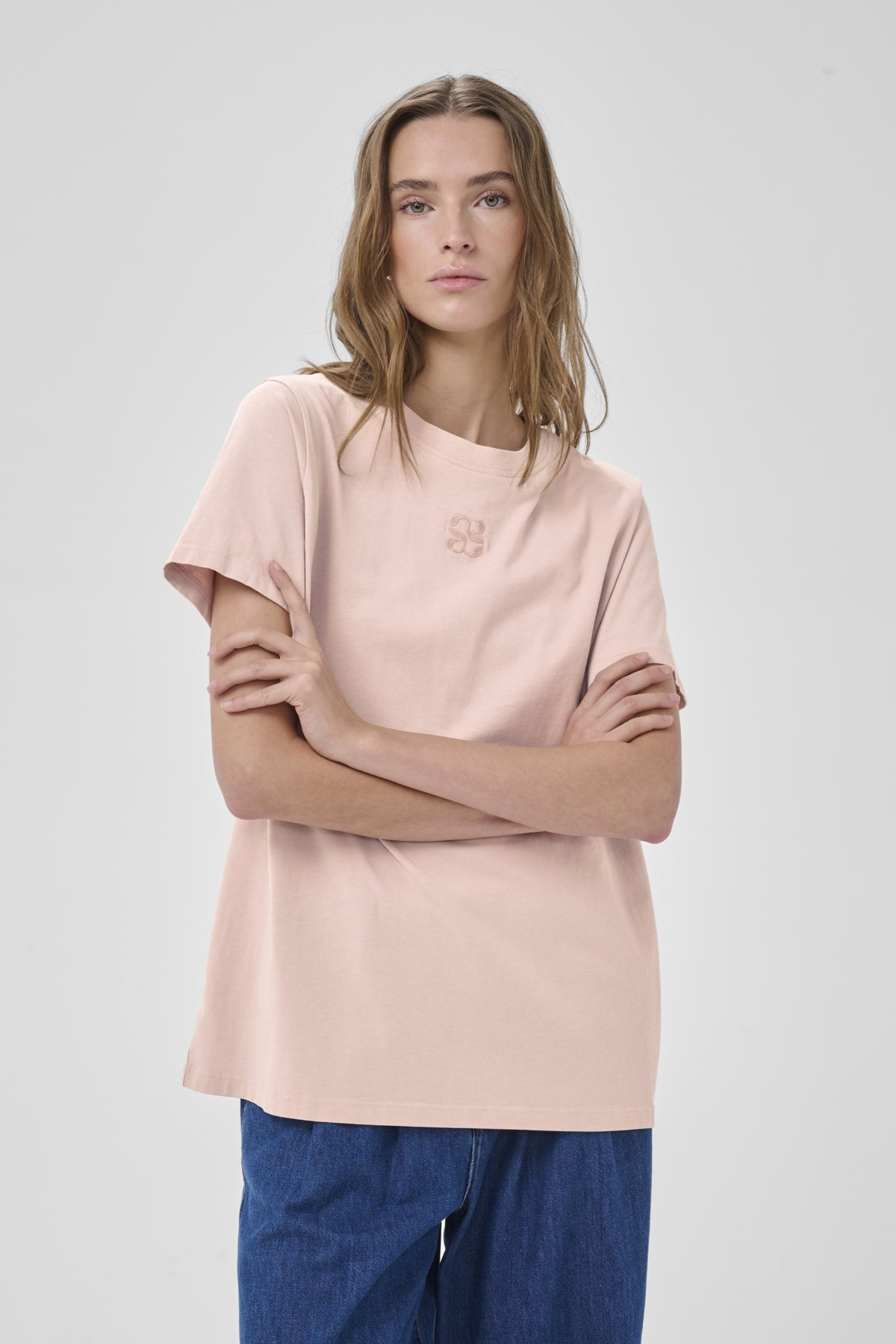 SeattleMW Logo Emb. Tee Adobe Rose Washed - 10704898