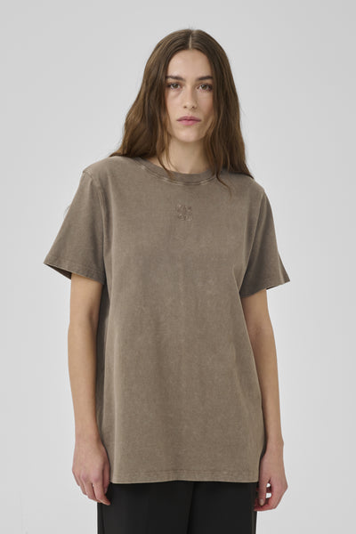 SeattleMW Logo Emb. Tee Major Brown Washed - 109264 - 10704898 Thumbnail
