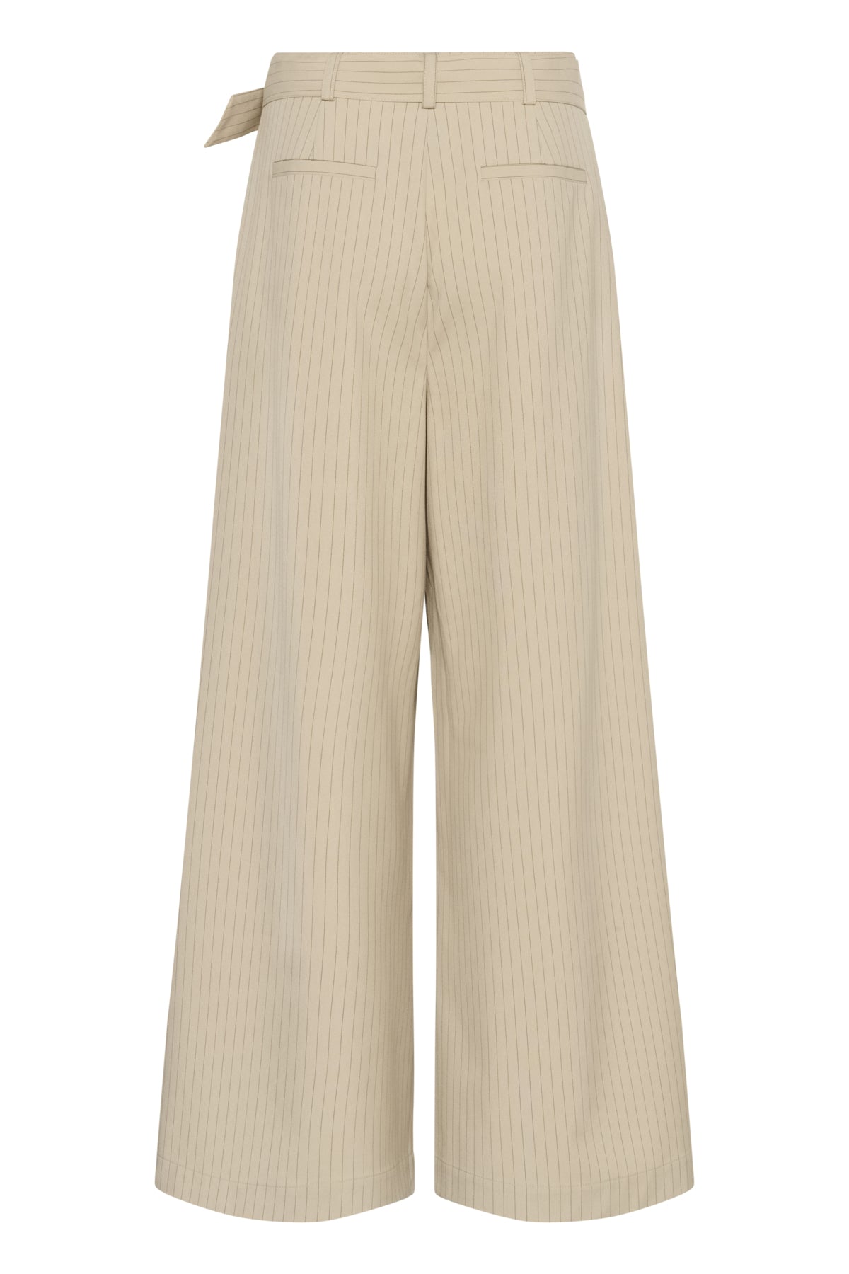 VittaMW High Wide Pant Brown Rice W. Stripe - 109171 - 10704999