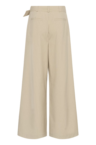 VittaMW High Wide Pant Brown Rice W. Stripe - 109171 - 10704999 Thumbnail