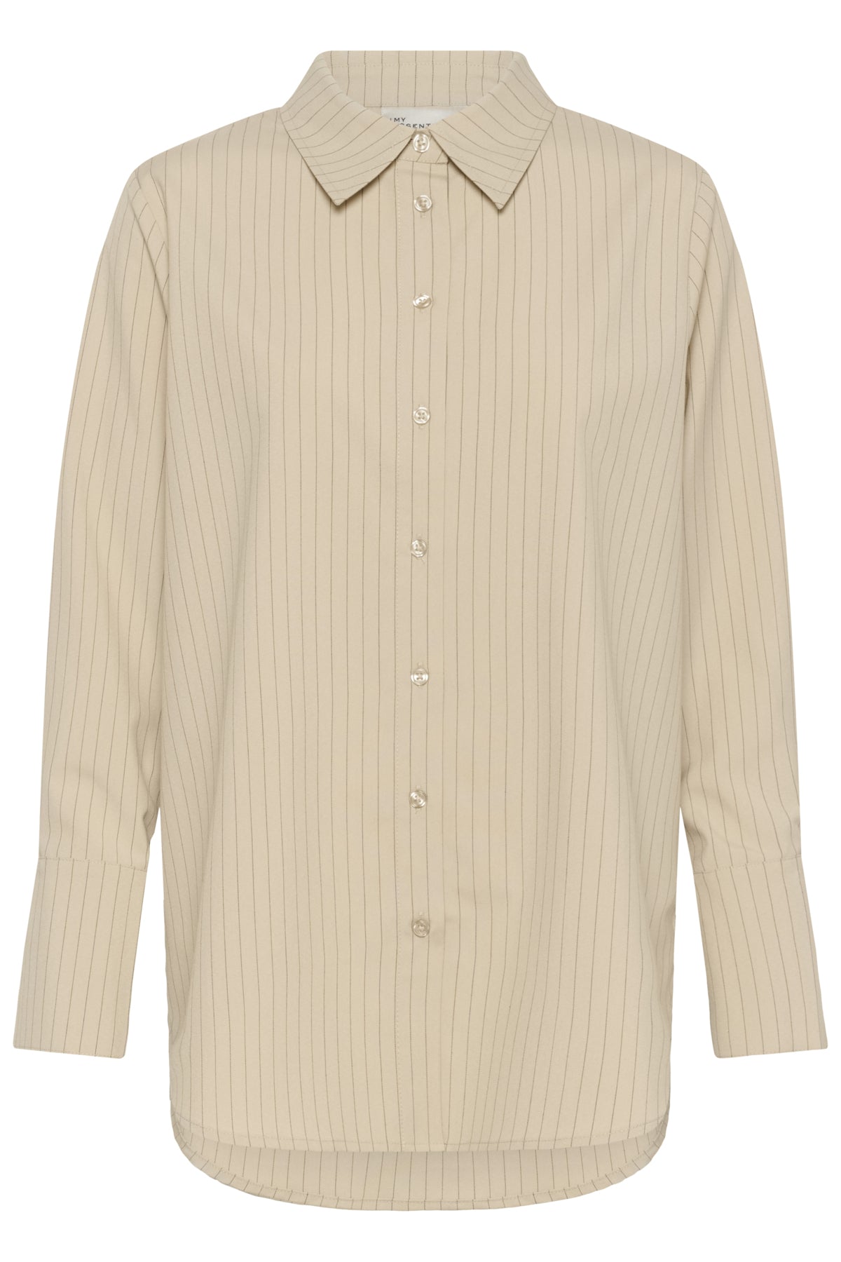 VittaMW Shirt Brown Rice W. Stripe - 109171 - 10705001
