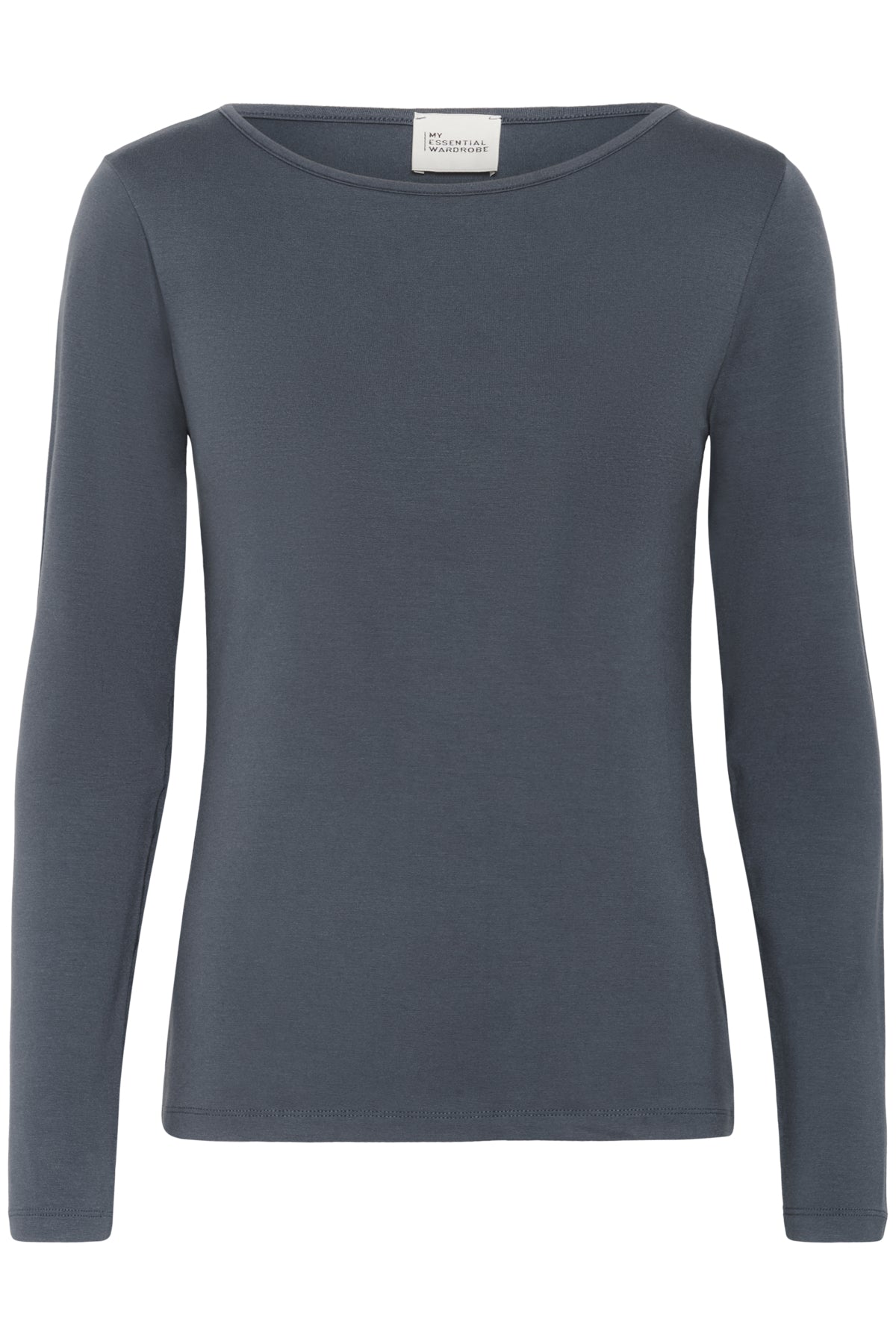 VistaMW Boat Neck Blouse Dark Slate - 10705004