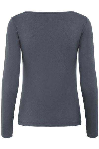 VistaMW Boat Neck Blouse Dark Slate - 10705004 Thumbnail