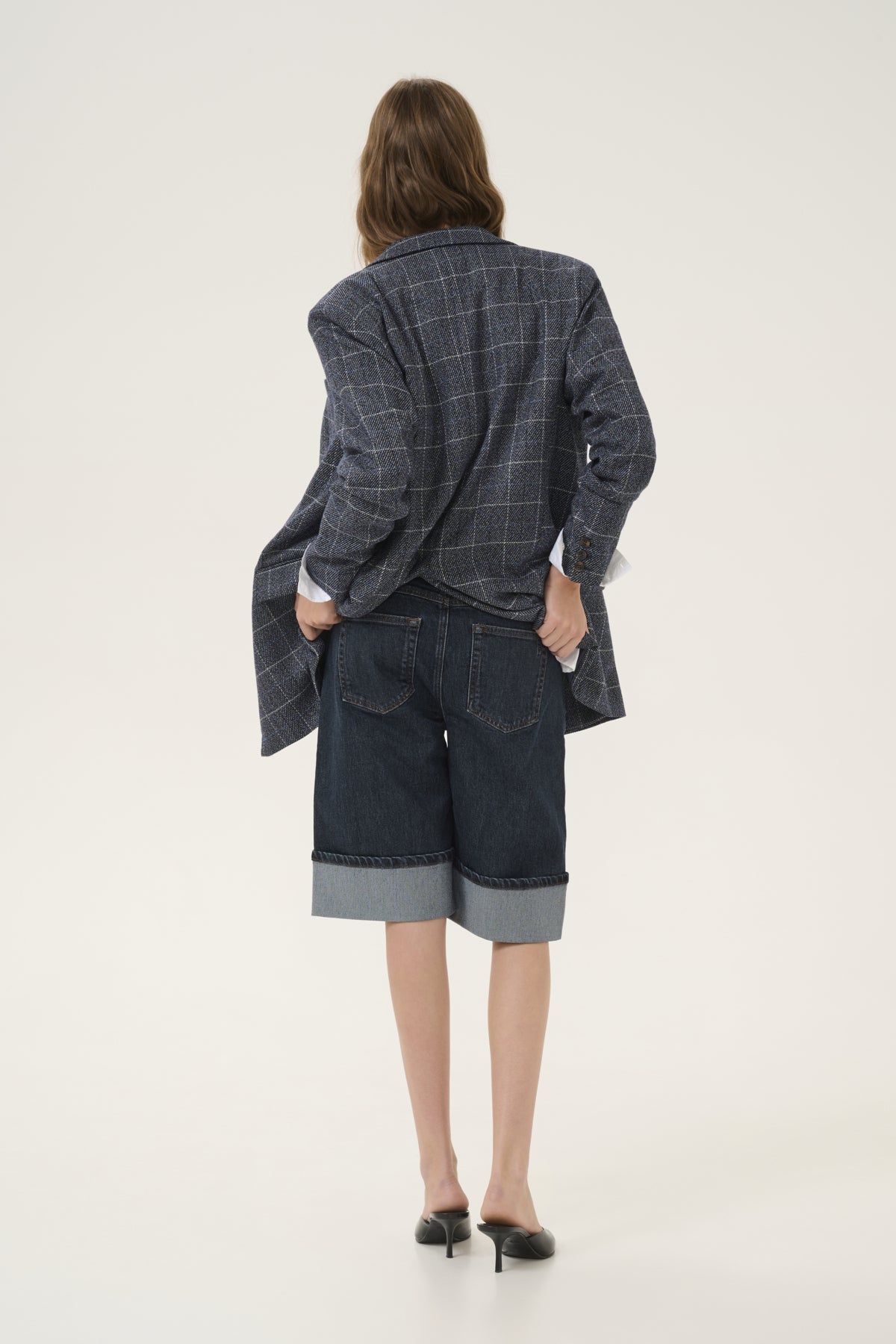 DalviMW 139 Shorts Dark Blue Un-Wash - 10705040
