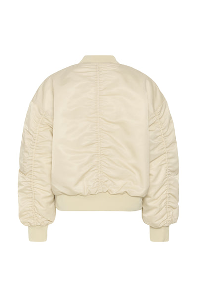 HelgaMW Short  Bomber Jacket Brown Rice - 131105 - 10705042 Thumbnail