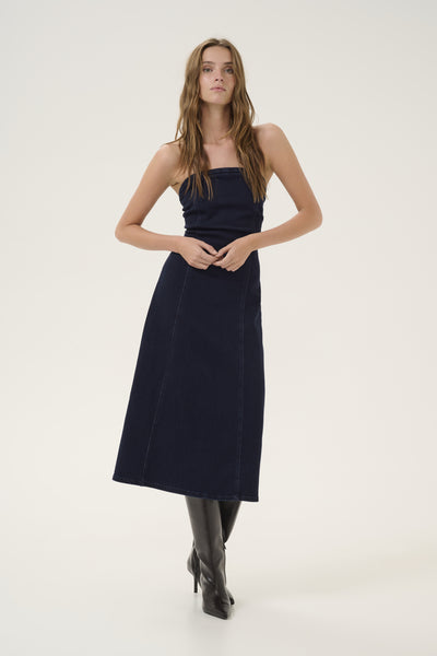 AyoMW 158 Dress Dark Blue Un-Wash - 10705055 Thumbnail
